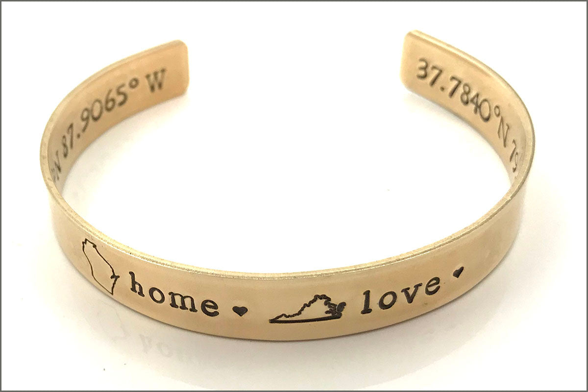 Coordinates bracelet clearance instagram