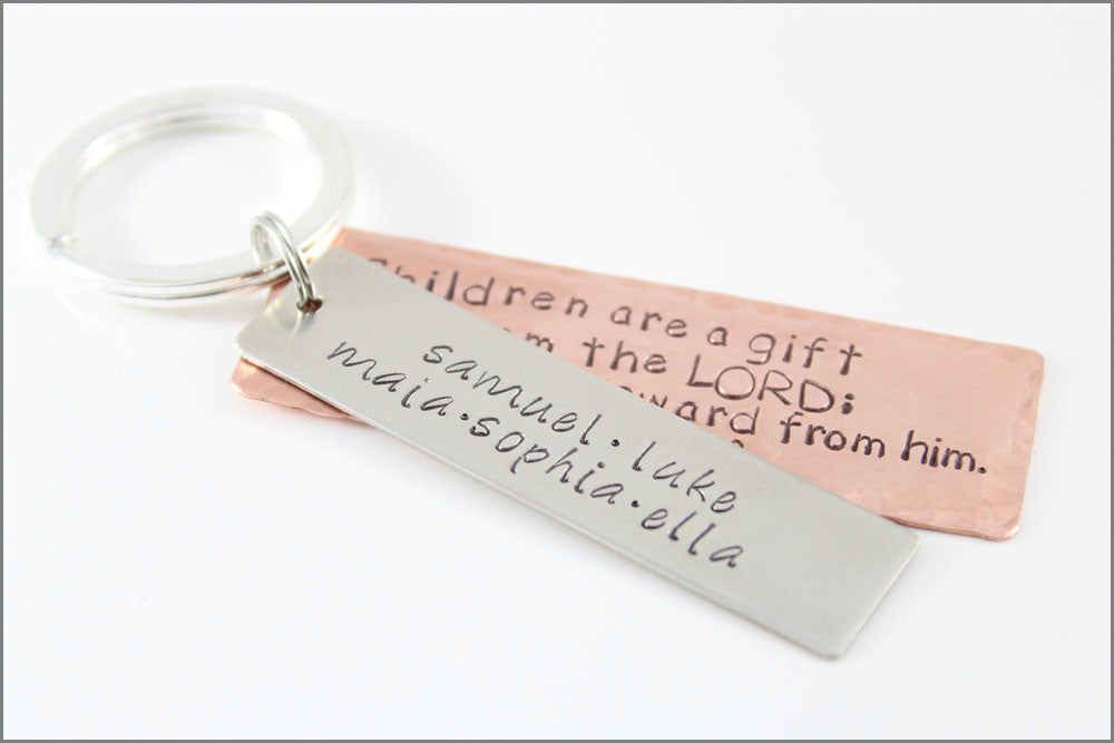 Mother's day gift! Personalized Family Name Keychain – Familiajoya